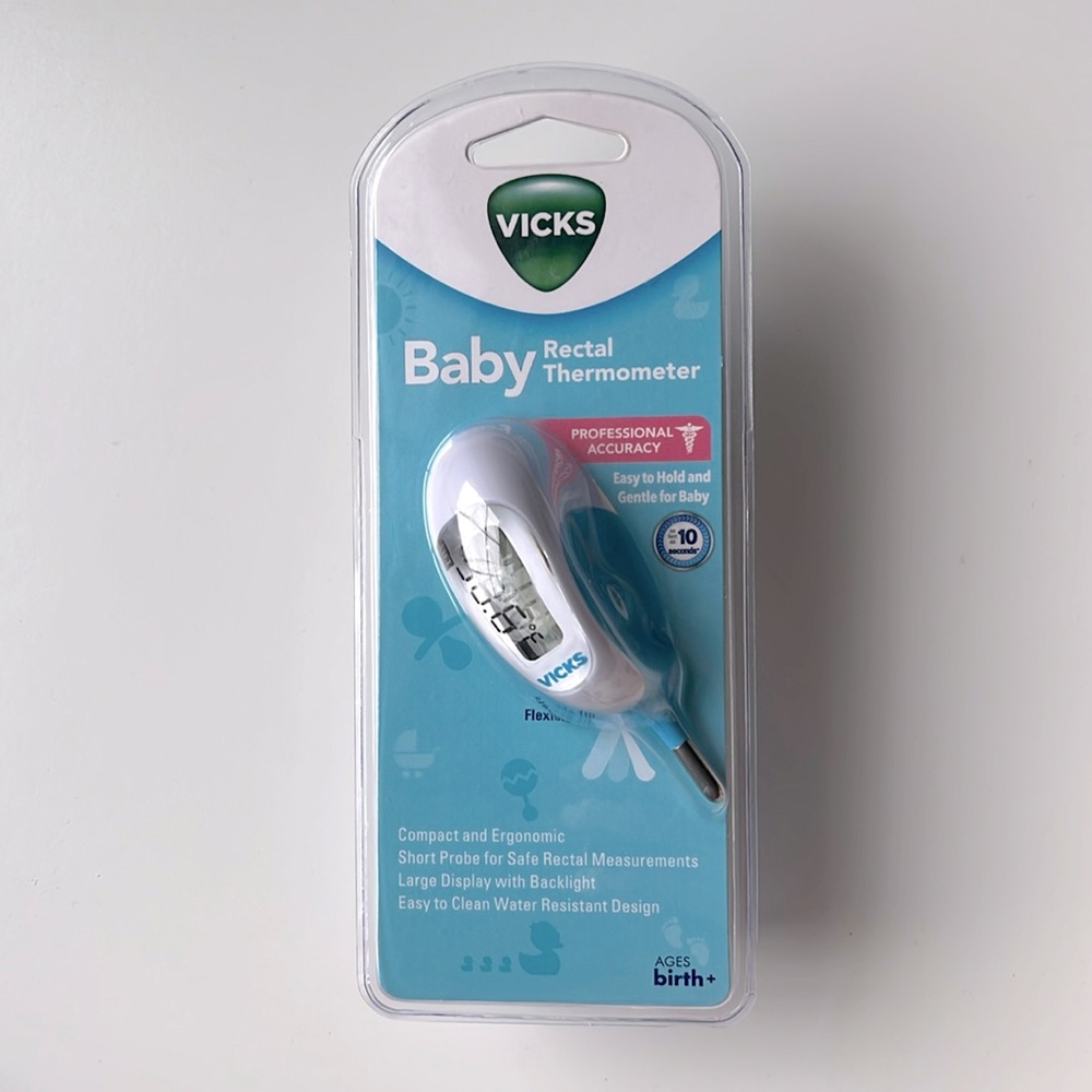 Vicks, Baby Rectal Large Backlit Display Thermometer